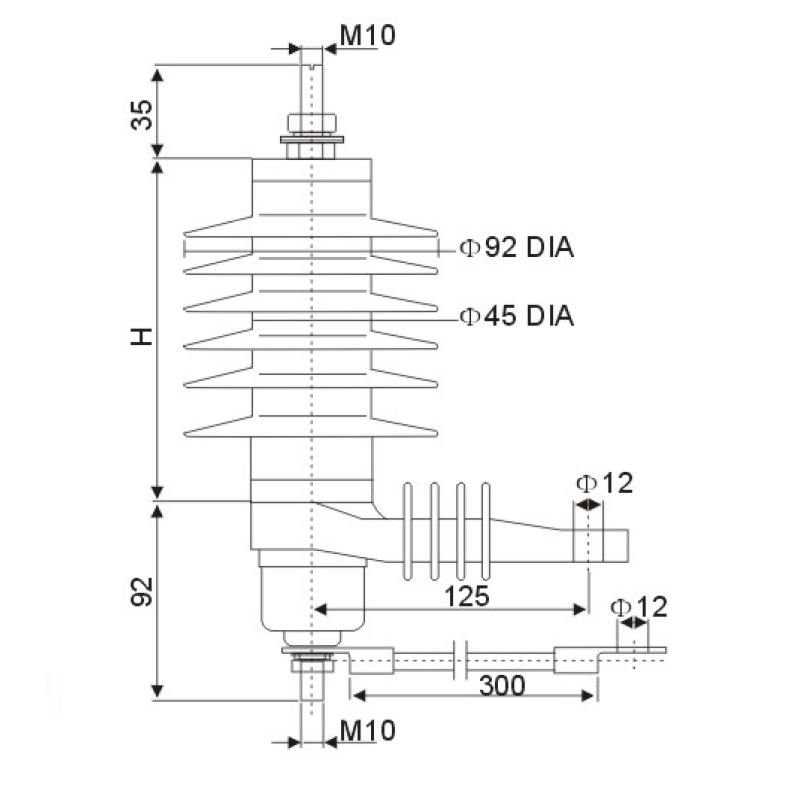 45 series Metal Oxide Arrester